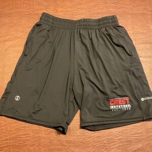 Holloway CoolCore Performance Track Gym Shorts Black Mens Size L 222594 NEW
